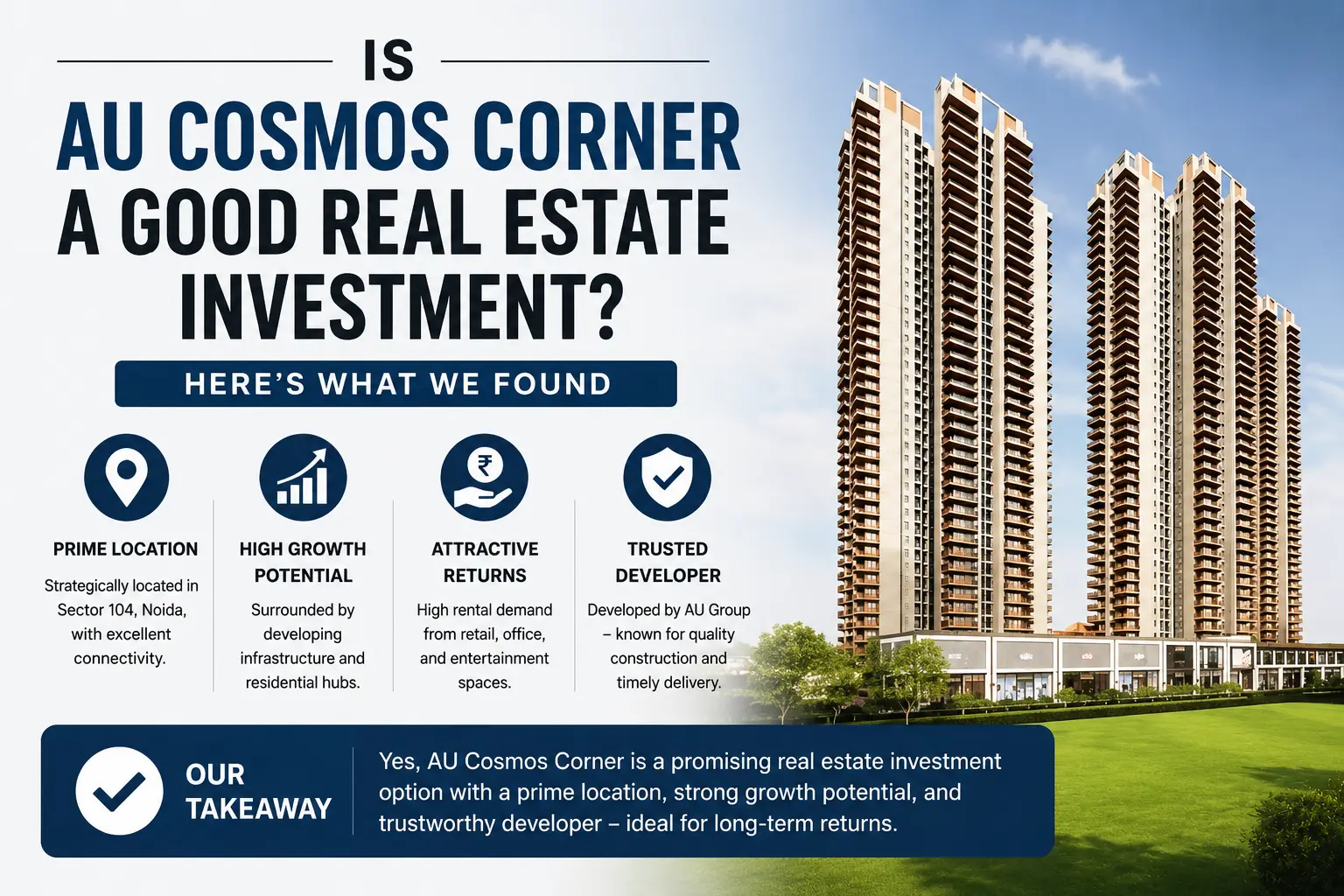 Why Cosmos Corner Siddharth Vihar is the Best Investment Choice in 2026